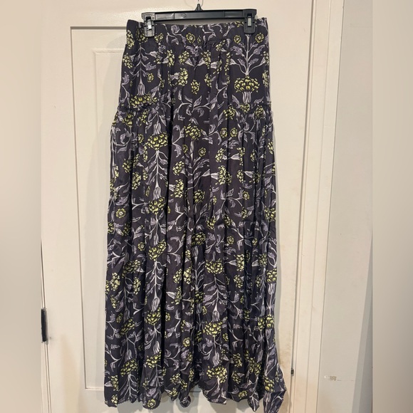Free People Pants - NWT Free People Wide Leg Pants - Purple and Green Floral